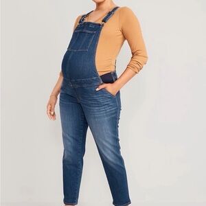 Old Navy - Maternity Side-Panel OG Straight Jean overall - long inseam